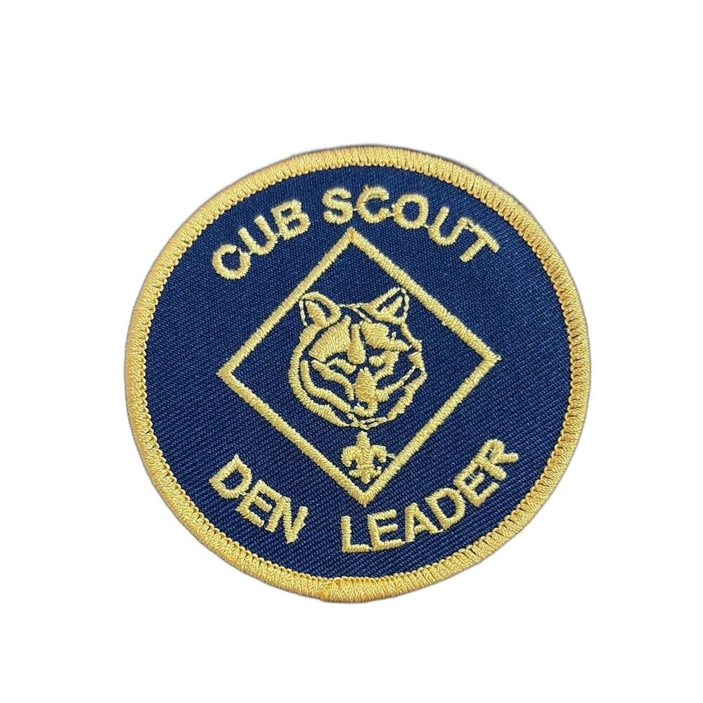 Cub Scout Den Leader Patch - Blue and Gold